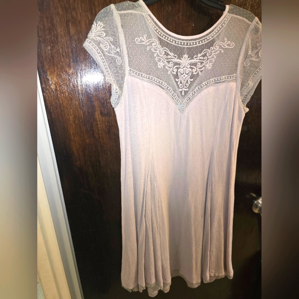 Women's Short Sleeve Dress - Maurices - Tan - Medium